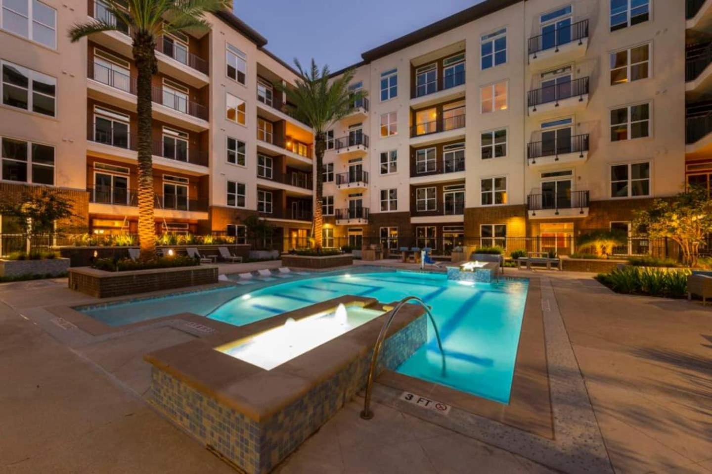 Downtown Apart 1 Bed 1 Bath Free Parking Appartement Houston Buitenkant foto