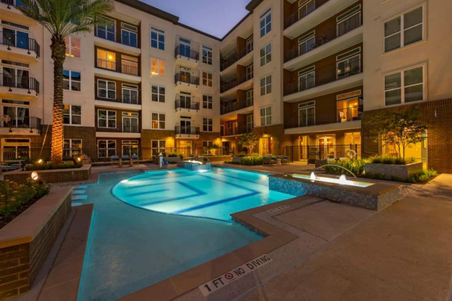 Downtown Apart 1 Bed 1 Bath Free Parking Appartement Houston Buitenkant foto